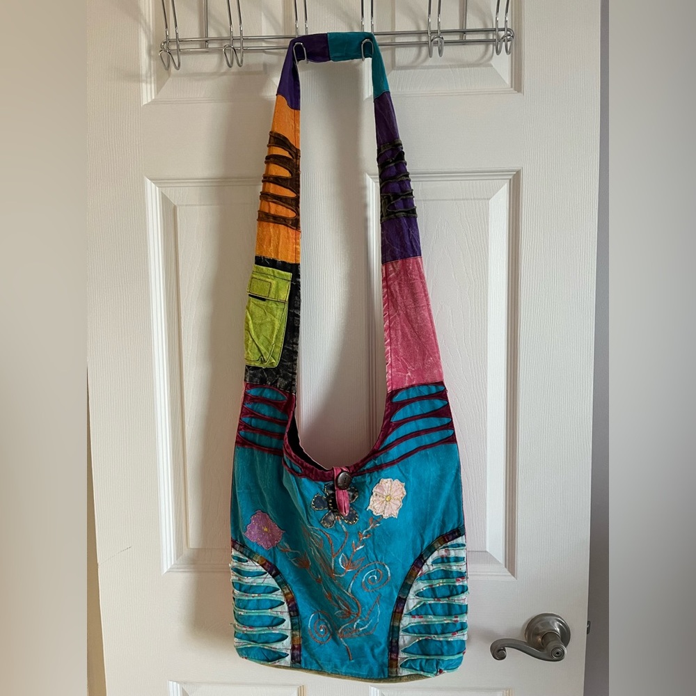 Large Multi Colored Tote Bag